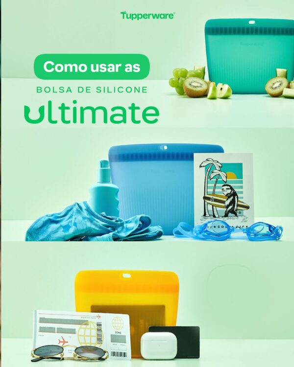 Saco de Silicone Multiuso M Ultimate Verde  1L - Image 2