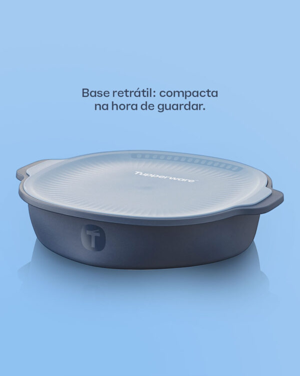 Pipoqueira de Silicone para Micro-Ondas Dobrável Wow Pop  Azul - Image 3