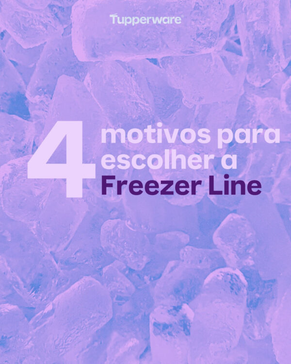 Pote Hermético para Congelamento  Freezer Line Lilás Sorbet 1L - Image 2