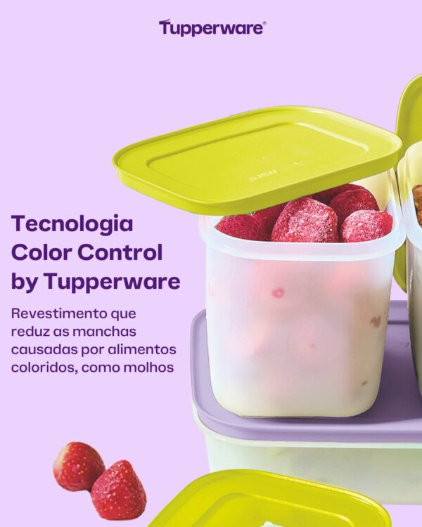 Pote Hermético para Congelamento  Freezer Line Lilás Sorbet 1L - Image 5