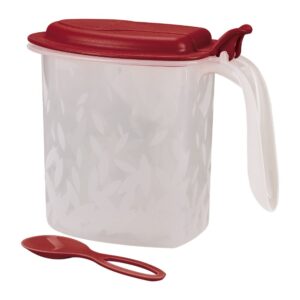 Porta Alimentos Temperos Bumbu  500ml Cereja