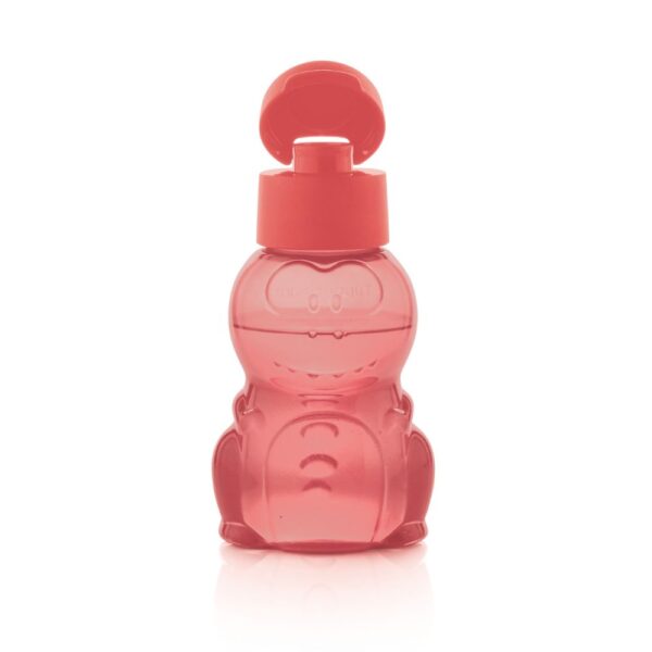 Garrafa de Água Infantil  Eco Kids Formato Dino Vermelho 350ml - Image 2