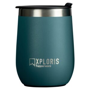 Copo Térmico Com Tampa Xploris  230ml Mistério Azul