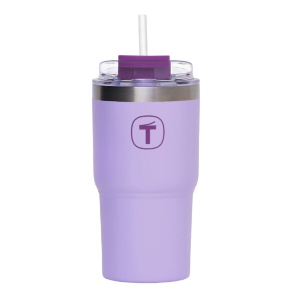 Copo Térmico Big T Com Canudo  Lilás 630ml - Image 2