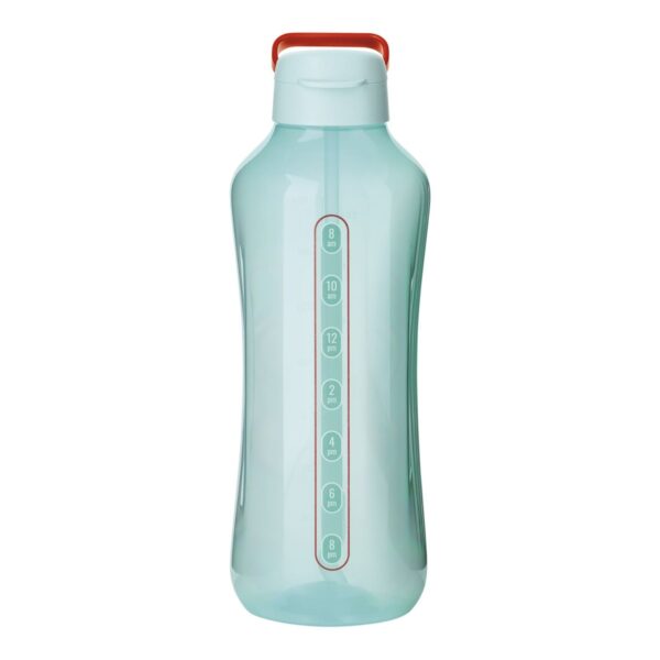 Garrafa de Água  Aquavibe com Canudo Flexível  2L Azul Claro