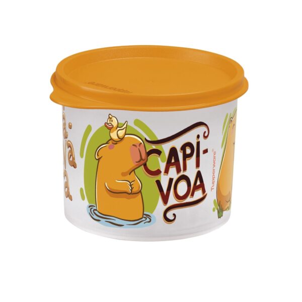 Pote Hermético Infantil  Redondinha Capivara 500ml