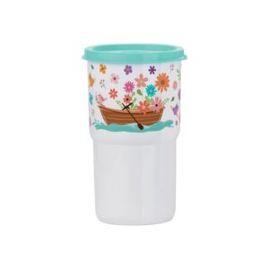 Copo Colors  Mar De Flores 350ml Branco