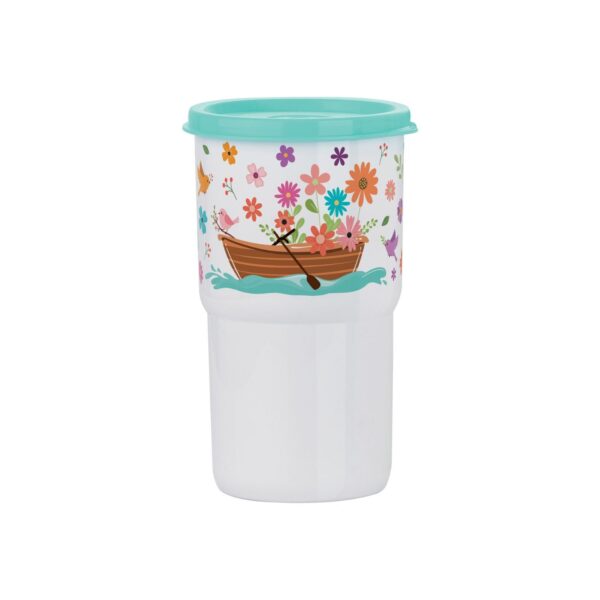 Copo Colors  Mar De Flores 350ml Branco