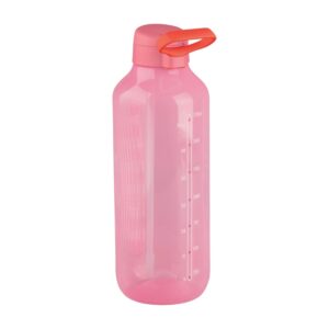 Garrafa de Água  Aquavibe Com Canudo Flexível 2L Rosa Quartzo