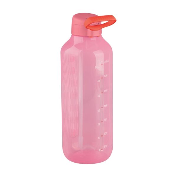 Garrafa de Água  Aquavibe Com Canudo Flexível 2L Rosa Quartzo